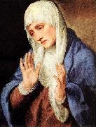 TIZIANO Vecellio Mater Dolorosa (with outstretched hands) aer oil painting on canvas
